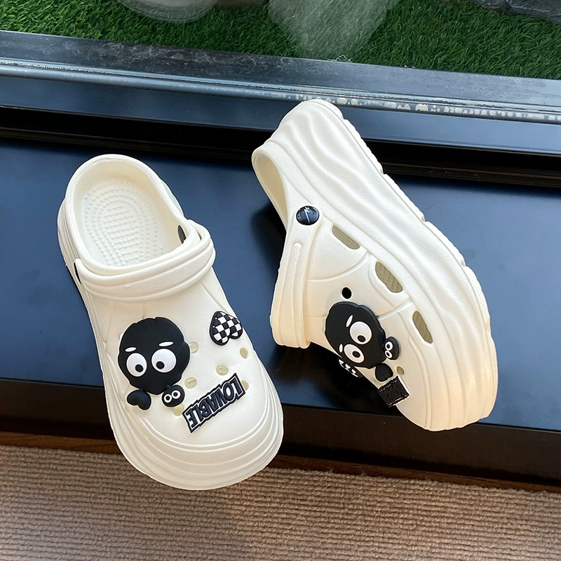 1602 наружное ношение тапочек увеличенные женские 2025 новые летние толстые подошвы увеличены