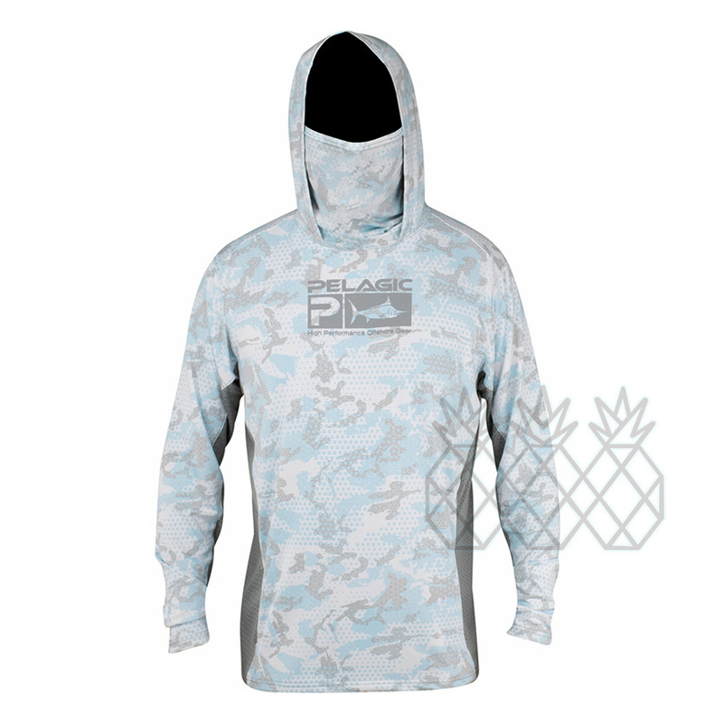 Pelagic Fishing Swirties Fishing Clothing Hooded Long-Sleeved Crew Neck Shirt Shirt Mask Scarf Pelagic Fishing Swirties Fishing Clothing Hooded Long-Sleeved Crew Neck Shirt Shirt Mask Scarf
