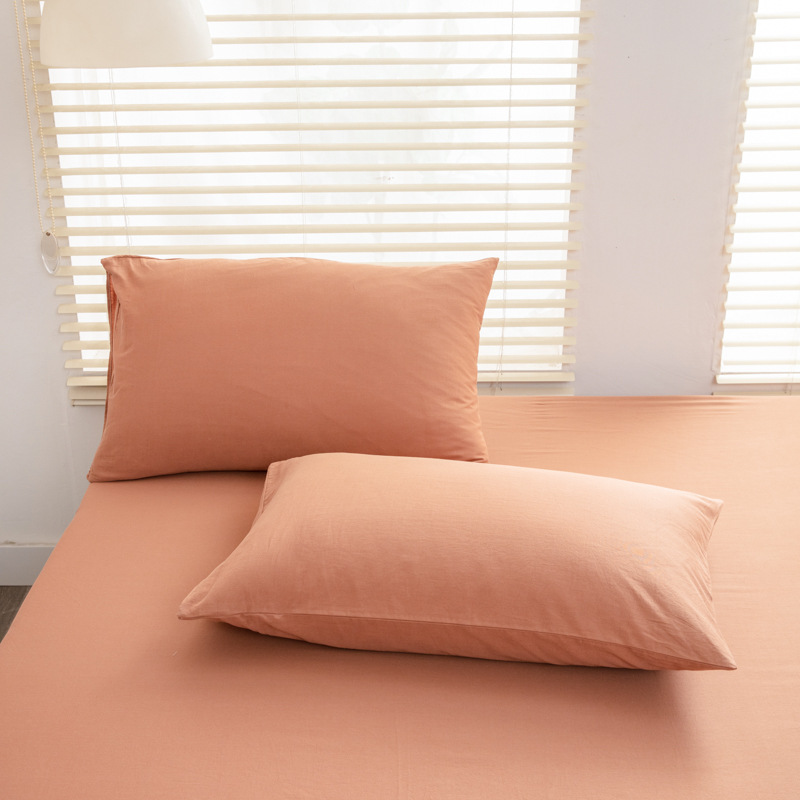 Cuerpo de almohada de lavado japonés de algodón 40 cubas de almohada de piel de algodón un par de cubas de almohada de twill