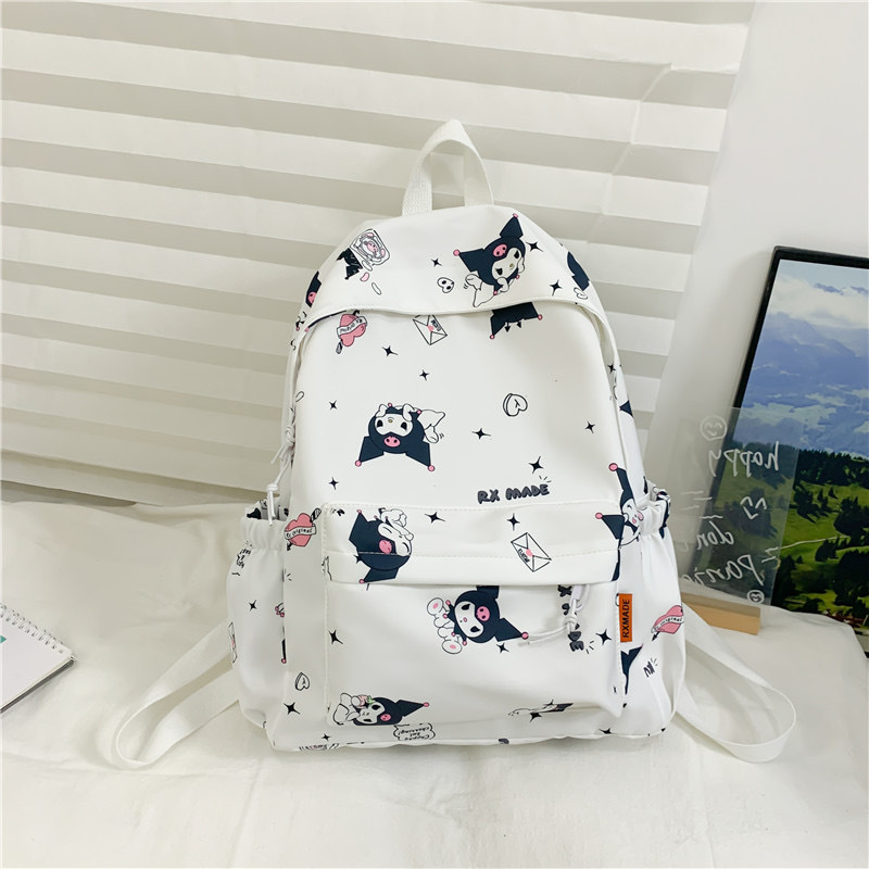 2023 nueva historieta impresa mochila femenina estudiante de secundaria campus simple mochila estudiante de secundaria femenina