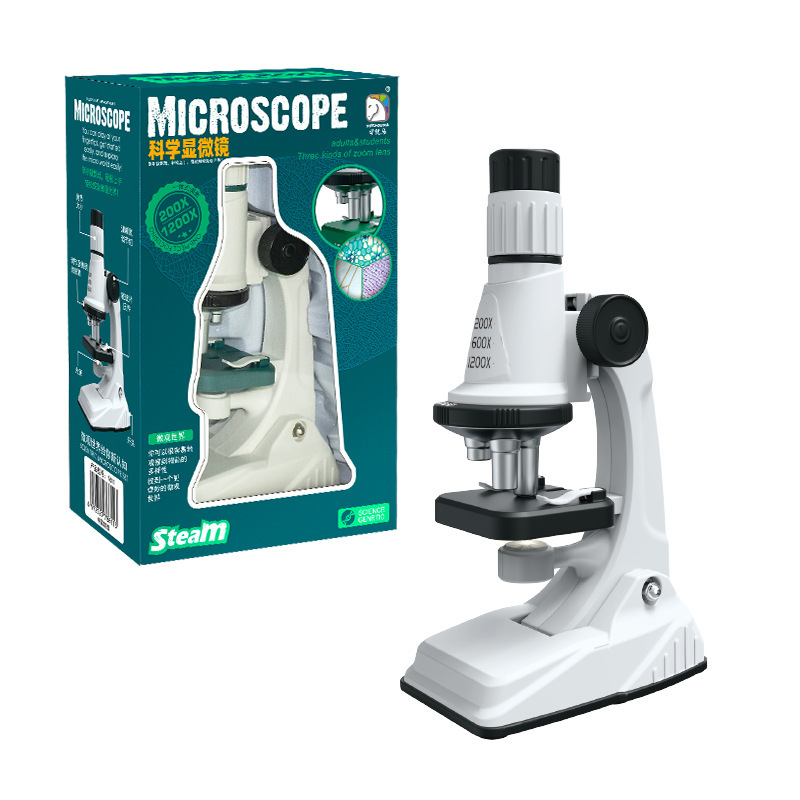 이과 현미경 [백색과 검정]]