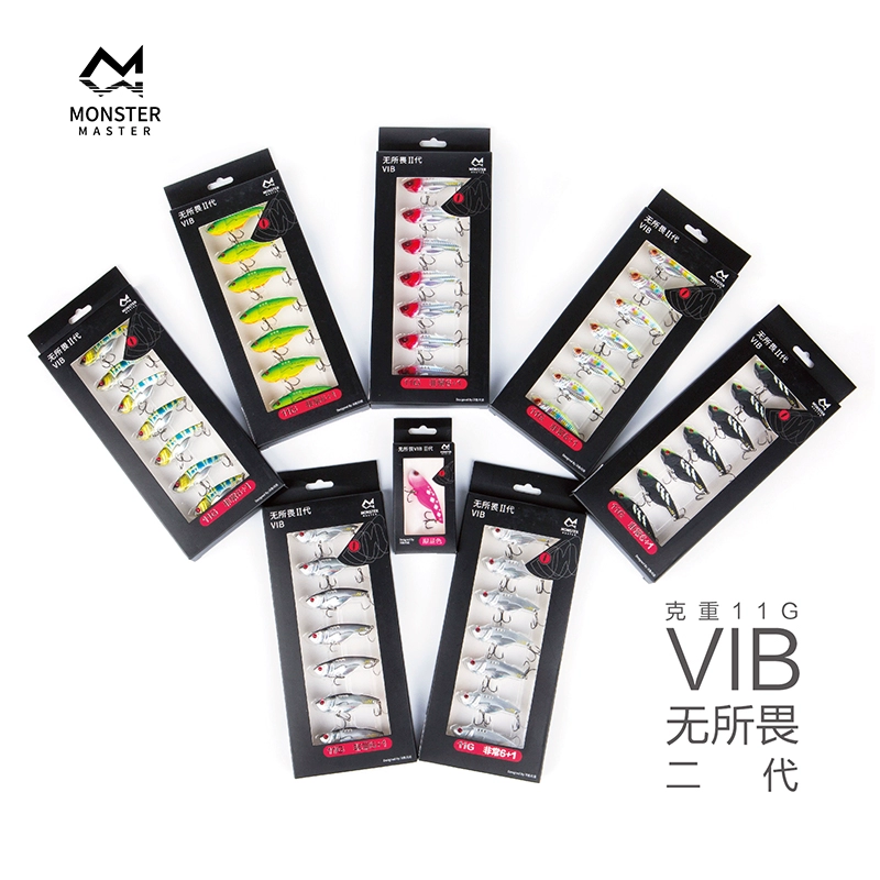 Набор приманок Fearless VIB второго поколения, приманка дальнего действия, 9 г, 11 г, 14 г, металлическая искусственная приманка, деформирующаяся приманка для рыбы