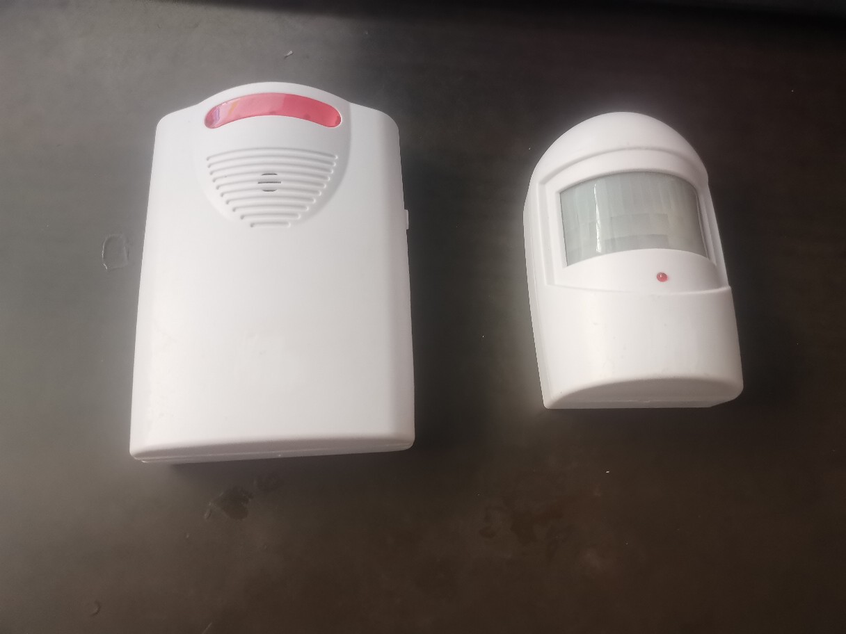 中文英文双音语音扫码测温提醒门禁门卫电子哨兵提醒器迎宾器门铃