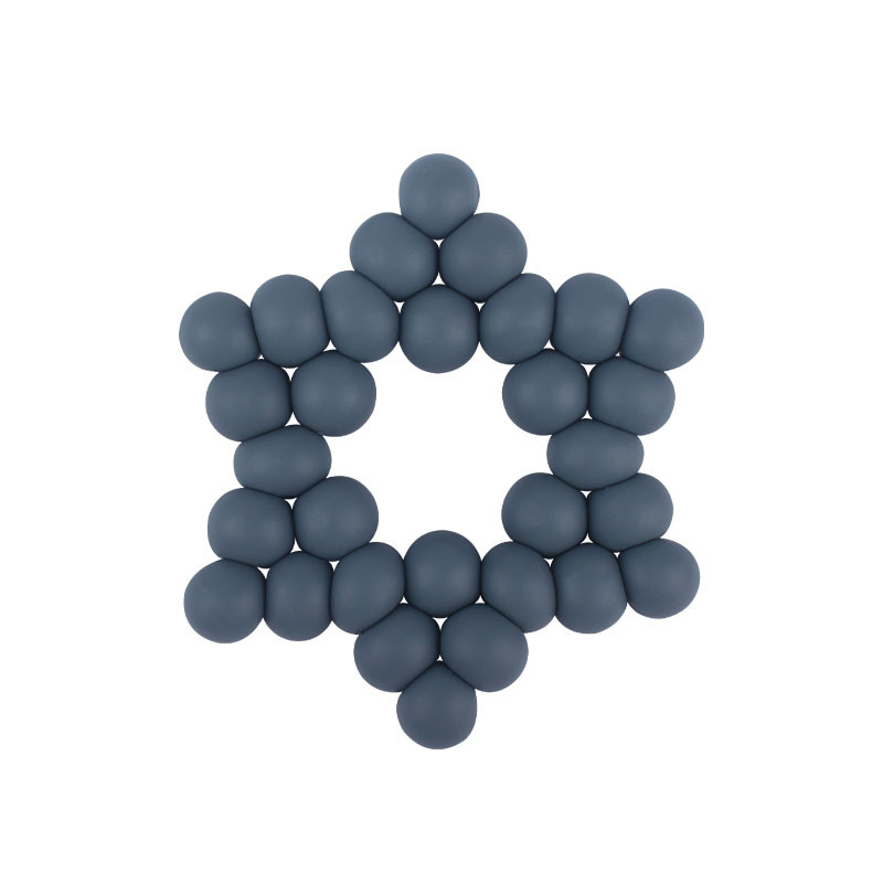 Nuevos suministros para bebés DIY creativo cuentas de silicona mordedura de pegamento dientes de bebé pulido palo estrella de seis puntas juguete mordedor