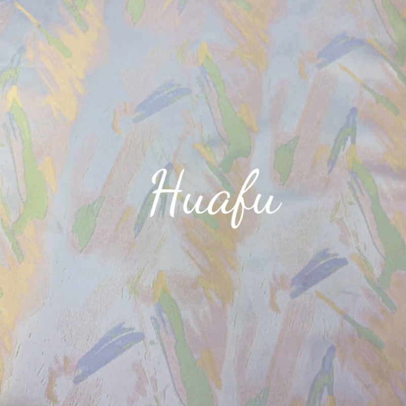 2024年厂家直销现货破卡平纹缎新款时尚女装连衣裙大长裙提花面料