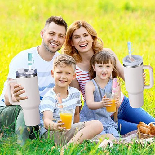 10mm Cup Style Food Grade Soft Silicone Straw Cap Tea Cup Reusable Straw Plug Dustproof Straw Cover