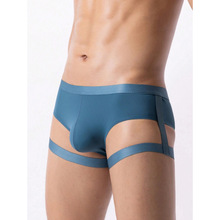 W 41276 Ice silk color block underwear ��˿ײɫ��ʿ�ڿ�