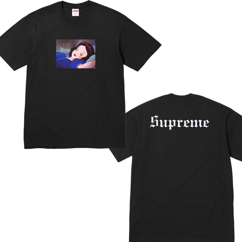 新しいアメリカのトレンディなストリートブランドミラノクロススモーククラシックユニセックスルーズで多用途なレターTシャツ|undefined