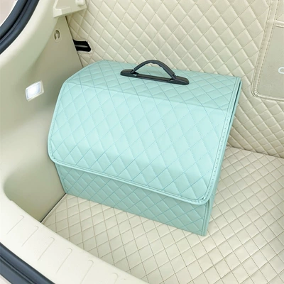 Car storage box storage bag Car storage bag/box - spring-green-storage-box-large