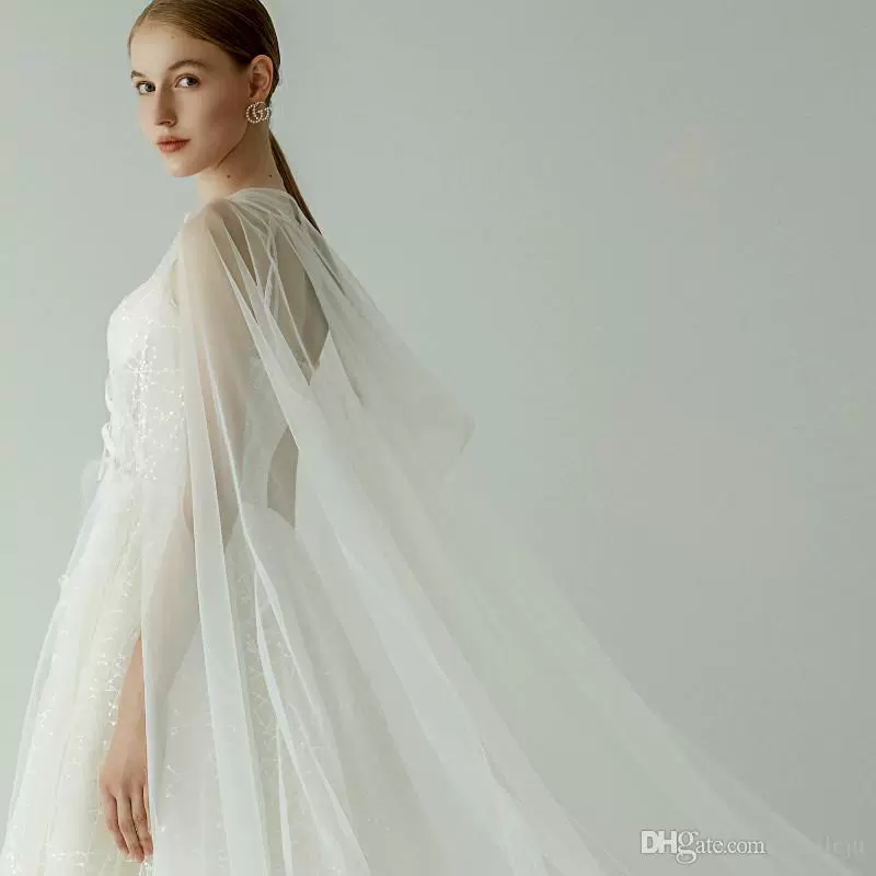 Весенне-летний плащ, свадебное платье, длинный аксессуар, тренчкот с капюшоном, европейский стиль.