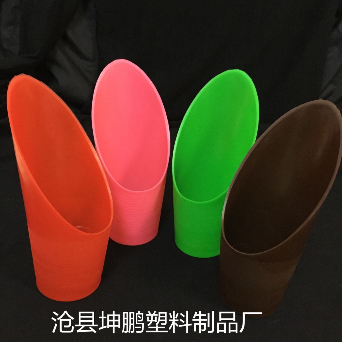 厂家供应 塑料土铲 土杯 桶铲 多肉等种植  塑料多肉铲多色饲料铲