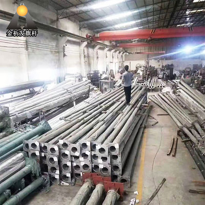 不锈钢户外旗杆政16米电动旗杆 幼儿锥形手摇旗杆8米9米定制