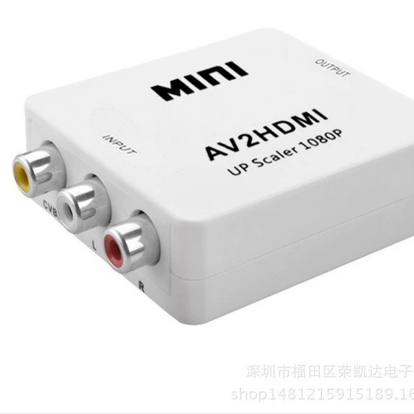 Заводской AV в HDMI конвертер 1080p, AV→HDMI конвертер