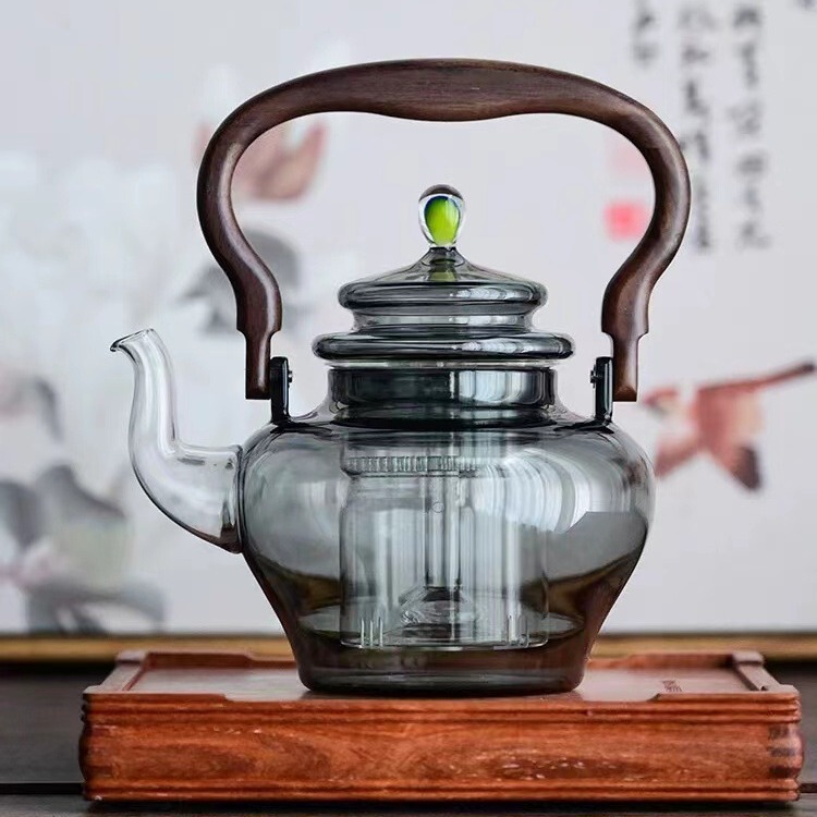 Jingyan blessing beam pot cooking teapot high temperature resistant glass boiling water teapot electric ceramic stove high-end tea set suit Jingyan blessing beam pot cooking teapot high temperature resistant glass boiling water teapot electric ceramic stove high-end tea set suit