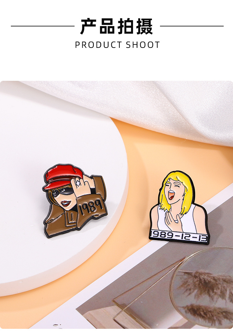 Brooches Classification Cute Pin Human Alloy Enamel Unisex Brooches