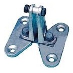 MWP-201 63*6.3 M12螺丝 双片铜户外平式母线固定金具上海湘开