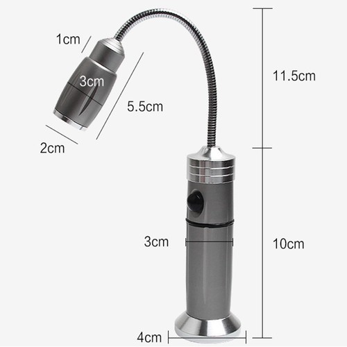 Cross-border Amazon BBQ BBQ LED charging zoom flashlight strong magnet tail car repair work light