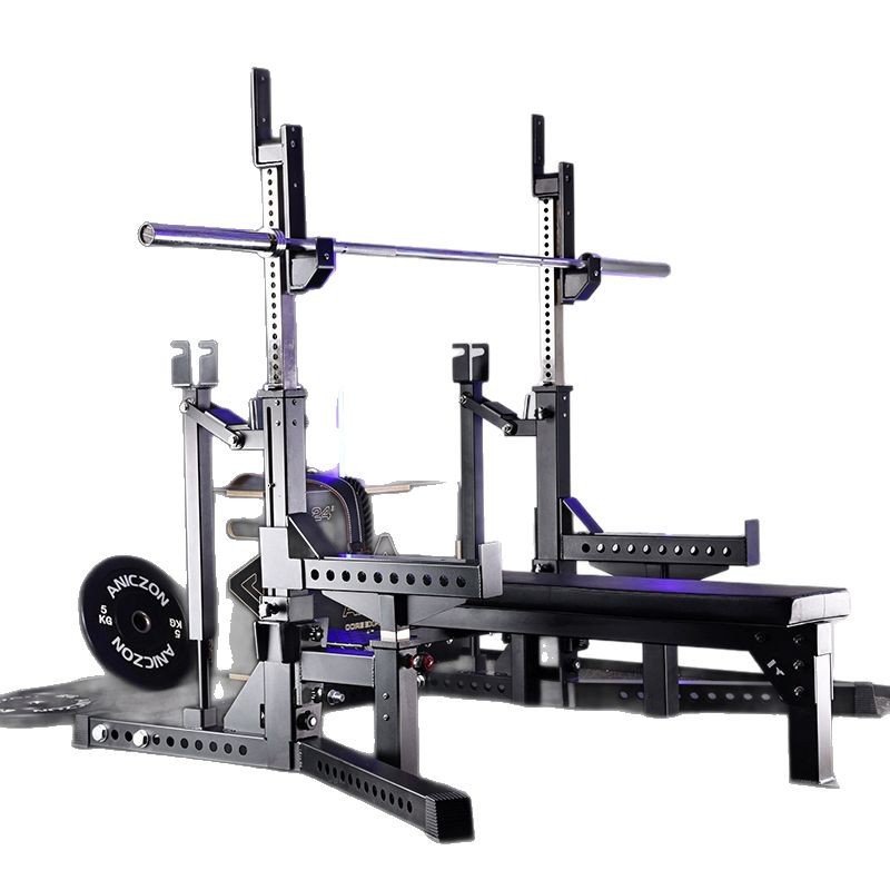 Strength Lifting Stand Commercial Squad Gym Professional Plate Chest Barbell Strength Lifting Stand Multifunctional