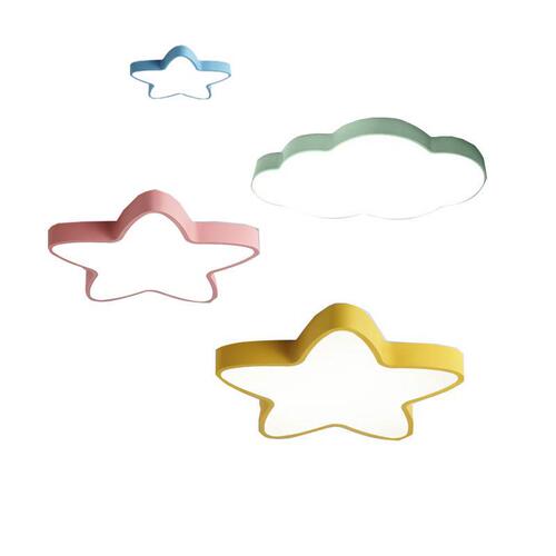 led cloud stars moon ceiling lamp early childhood education institution foyer one meter headlight kindergarten classroom aisle chandelier