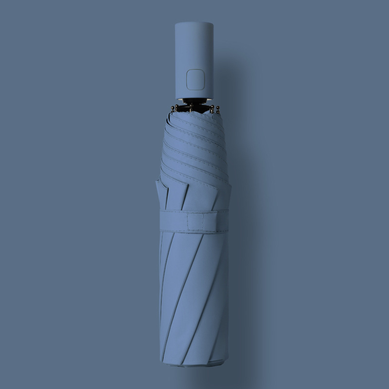 Nuevo paraguas plegable automático de doble uso paraguas de sol sólido a prueba de sol para mujer paraguas personalizado a prueba de rayos UV a prueba de sol