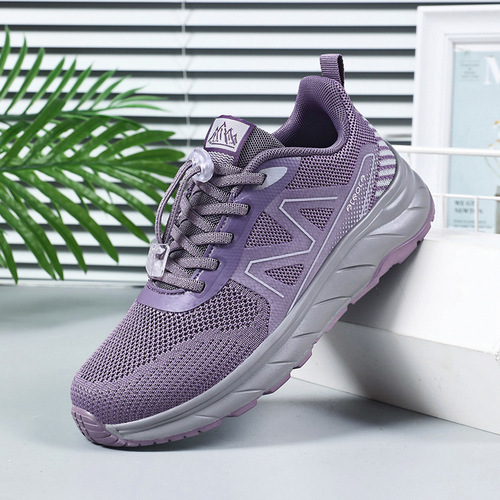 Comfortable Women's Spring Mesh Sports Shoes for Mothers, Soft Sole, Mid-Autumn Elderly Walking Shoes, Old Beijing Cloth Shoes