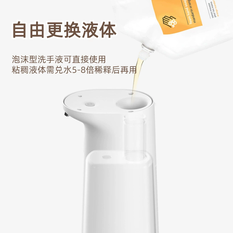 Automatic dynamic induction smart hand sanitizer from foam, mobile phone, soap