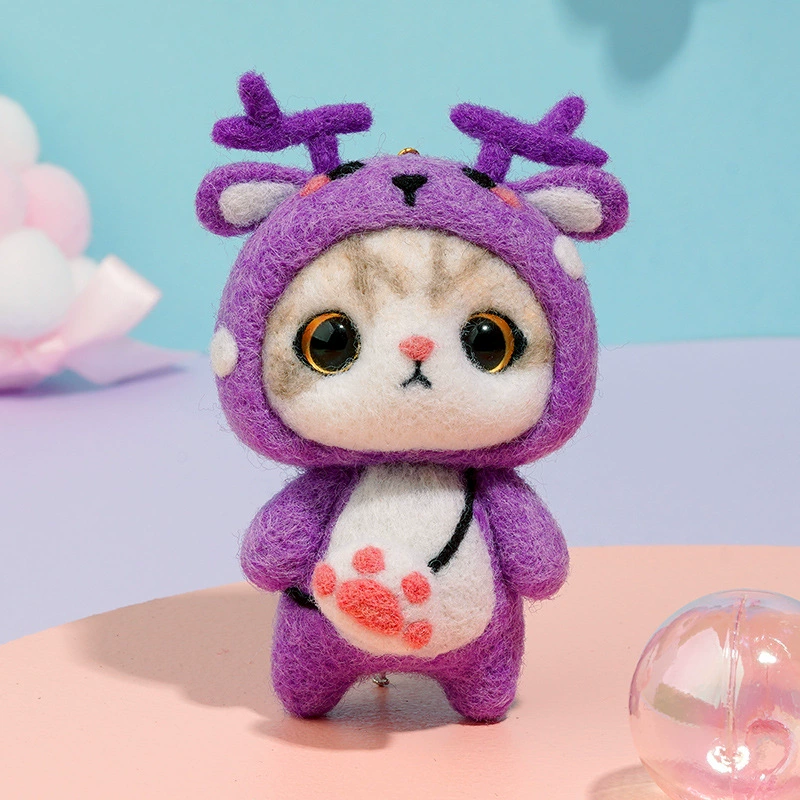 Набор материалов для возлюбленного, войлочная шерсть, handmade, большие глаза, подарок на день рождения, тренировка