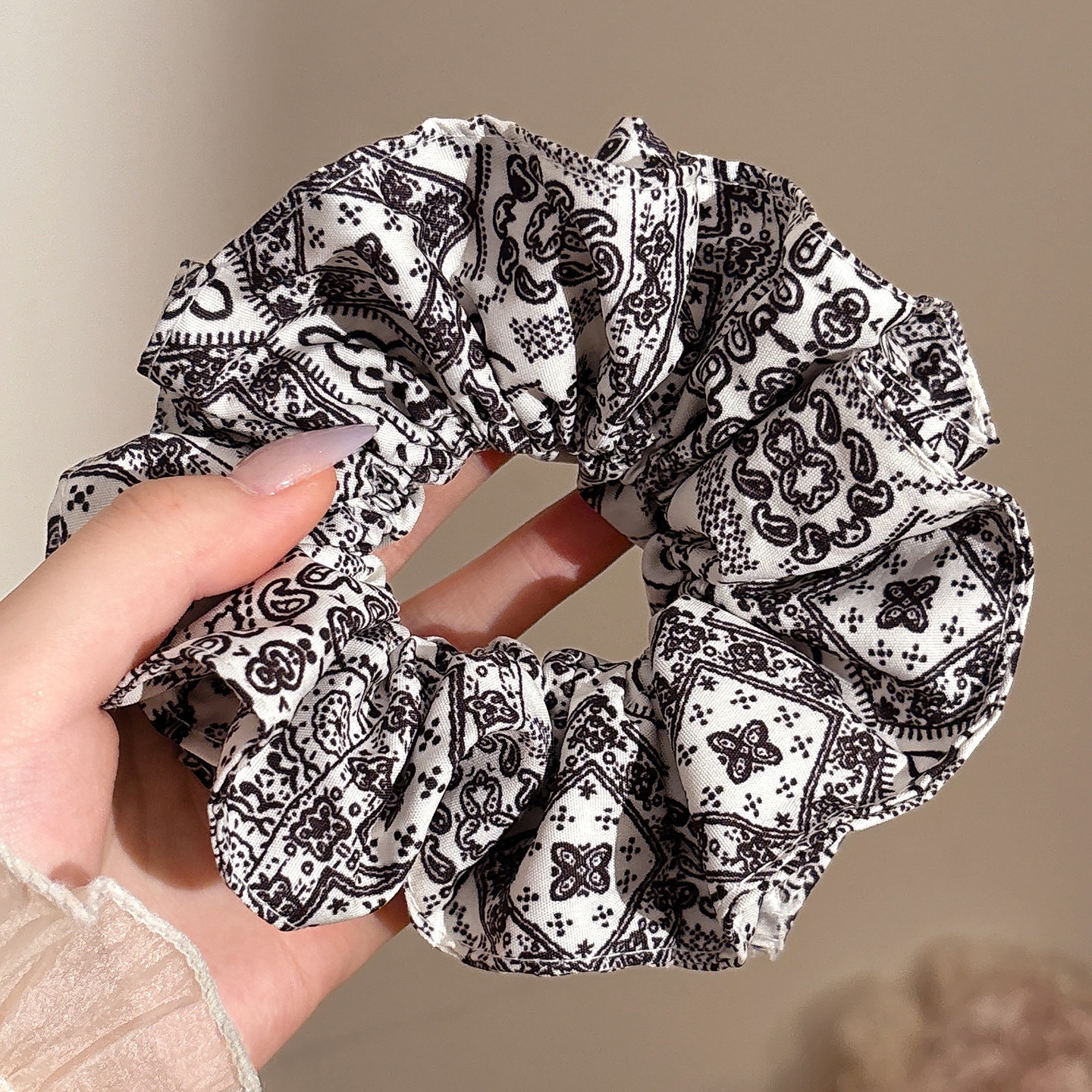 1#흰색 무늬 작은 허리 약 13cm