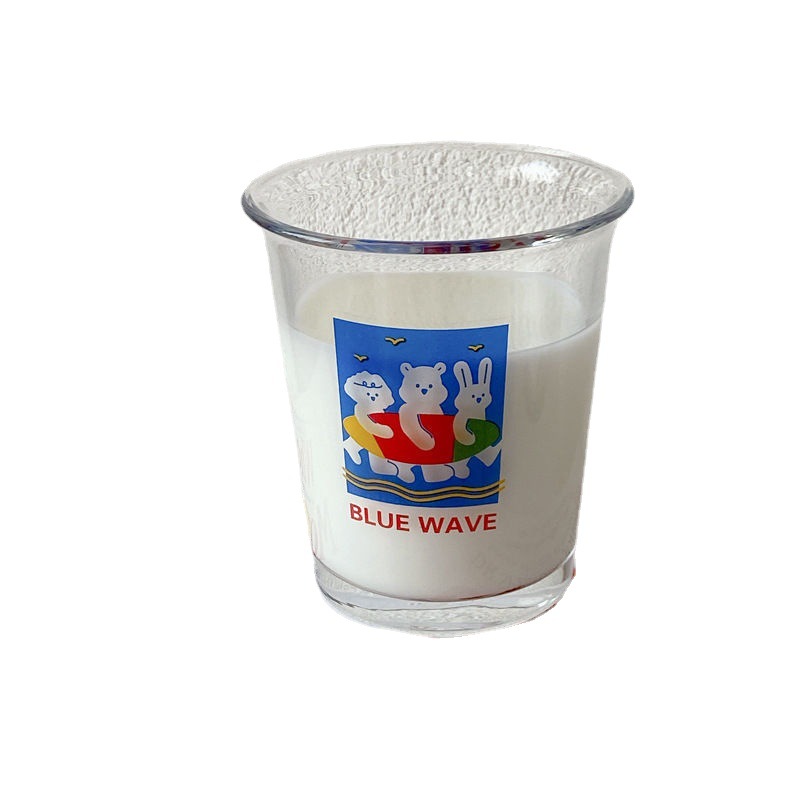 Minimalist Glass Mug For Breakfast Coffee And Cold Brew Drinks_voghion.com