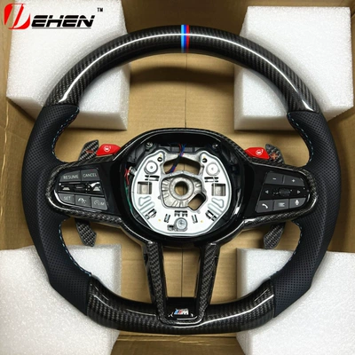 Suitable for BMW 1234567 Series X3X4X5X6X7 M2 M3 M4 upgraded and modified CS carbon fiber steering wheel (Steering wheel)