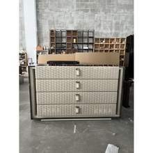 意式极简不锈钢餐边柜电视柜抽屉柜斗柜酒柜玄关柜设计师网红家具