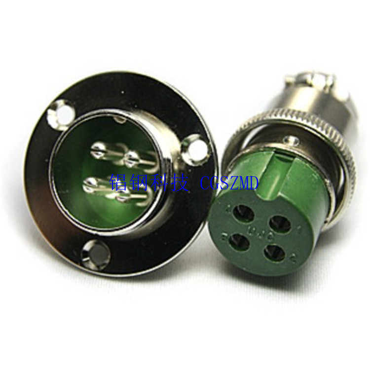 25MM GX���ղ�ͷ 2~10оԲ�β���16G waterproof copper socket