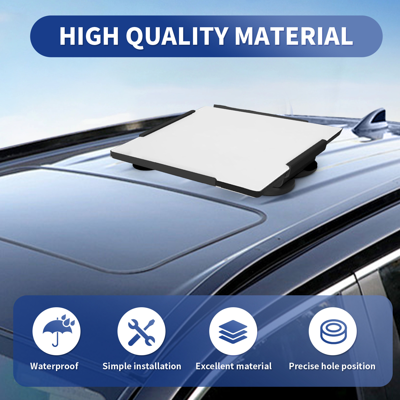 Cross-border best-selling mini car roof magnetic mount - Magnetic installation kit - Suitable for cars and boats