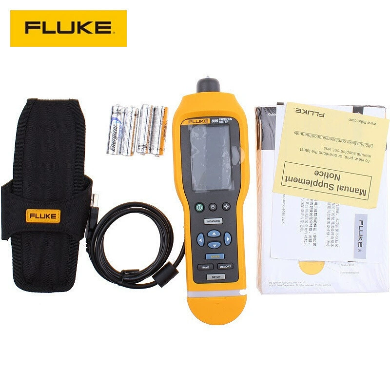 Виброметр Fluke FLUKE F802CN/F805/F805FC сейсмограф, детектор точки интенсивности вибрации