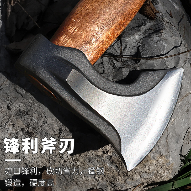 屋外用長柄斧、薪割り斧、骨切り斧、鍛造木工斧、山開き斧、手鍛造斧|undefined