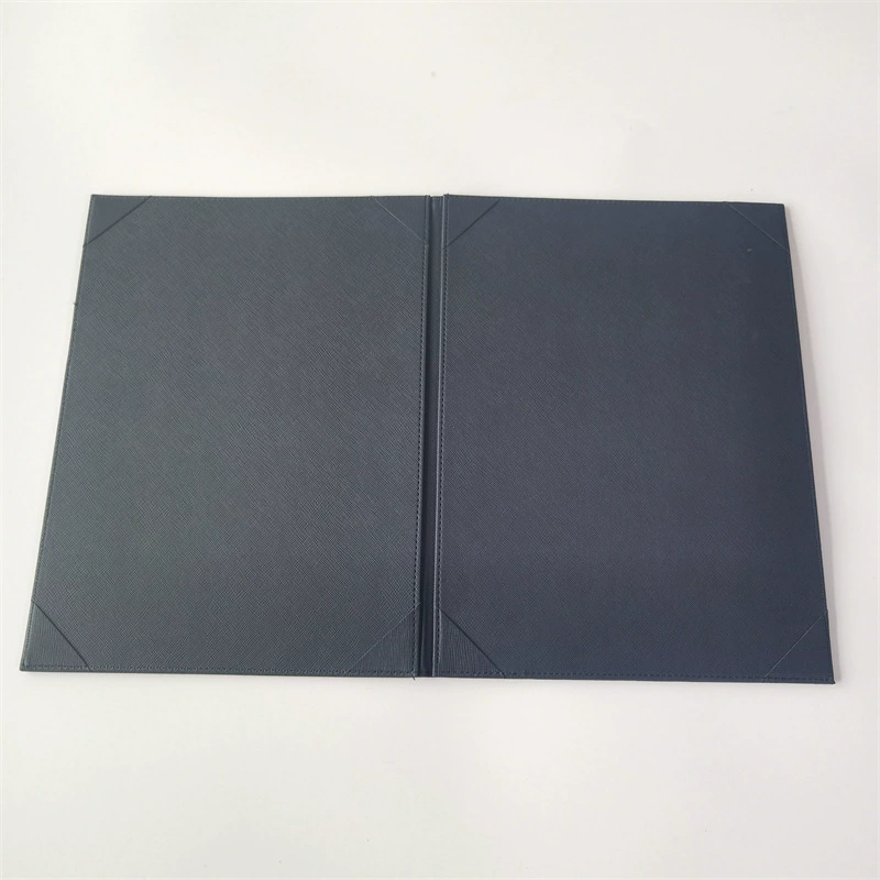 Заводской кожаный сертификат Обложка меню папка Отель Ресторан A4 меню книга меню оболочка кожаный чехол