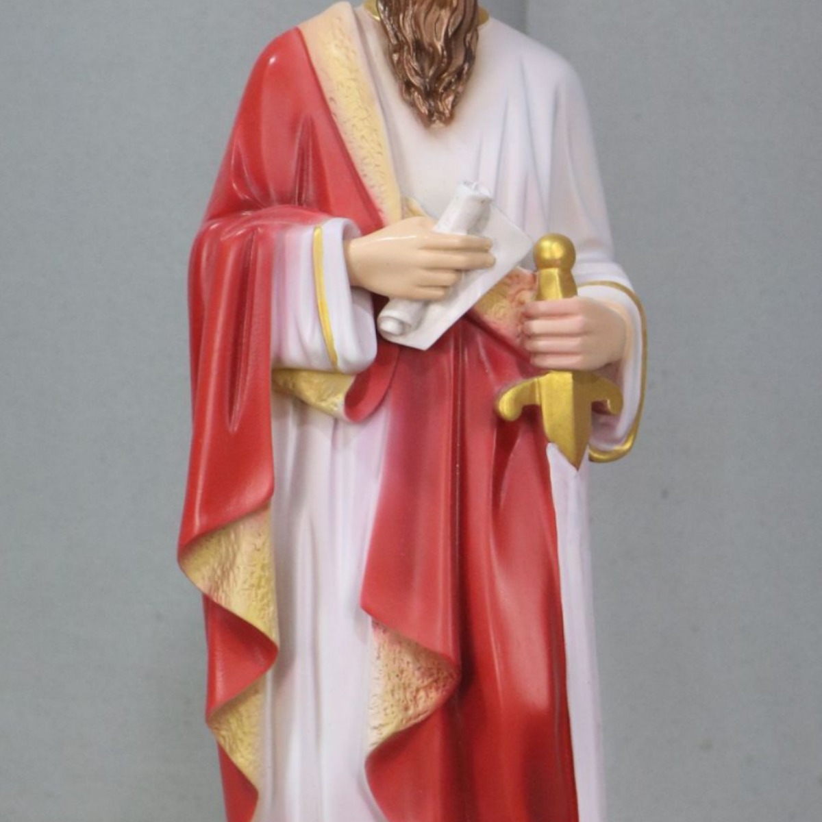 50cm transfronterizo San Pablo visualización de la estatua de la iglesia de la casa decoración de la estatua principal sala de estar