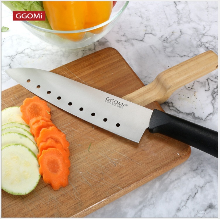 GGOMI estilo coreano cuchillo de corte multipropósito cuchillo de cocina cuchillo de frutas cuchillo de melón de acero inoxidable exquisita cocina sushi sashimi