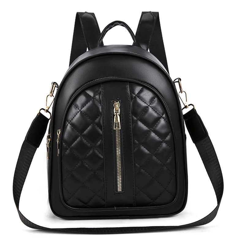 Bolsos para mujer 2023 nueva mochila de cuero suave casual para mujer, mochila pequeña multifuncional de viaje simple y ligera de moda