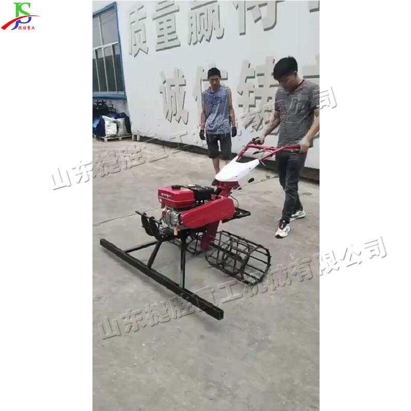 Equipo de pavimentación de hormigón empujado a mano máquina de pavimentación rodante de cemento de construcción de planta industrial