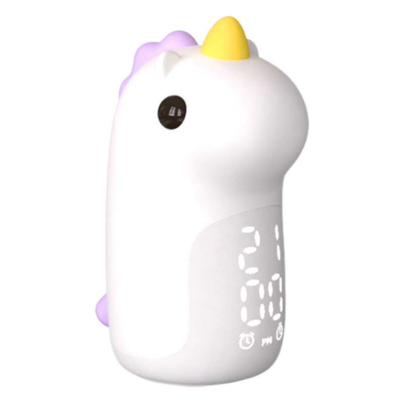 Reloj de entrenamiento para dormir multifuncional inteligente reloj de alarma de unicornio luz nocturna creativa niños dormitorio luz nocturna de silicona