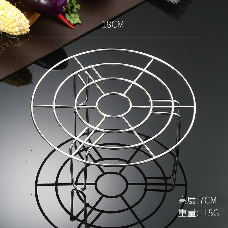 蒸し棚304ステンレス厚さ万能蒸し料理スタンド高足炊飯器高圧鍋蒸し棚隔水蒸籠棚|undefined