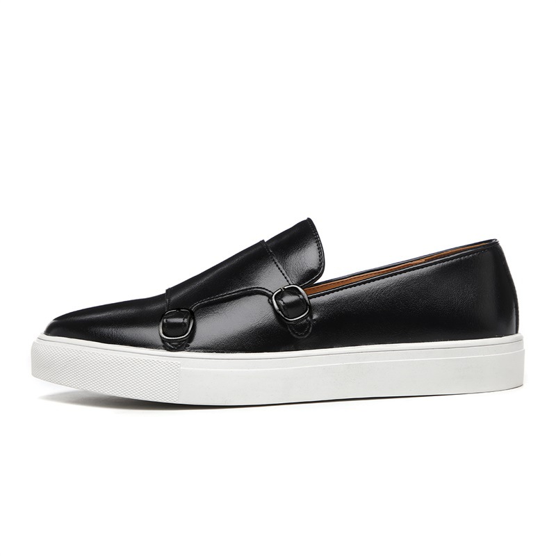 Mocasini bărbătești noi, o pereche de pantofi casual eleganți din piele_voghion.com