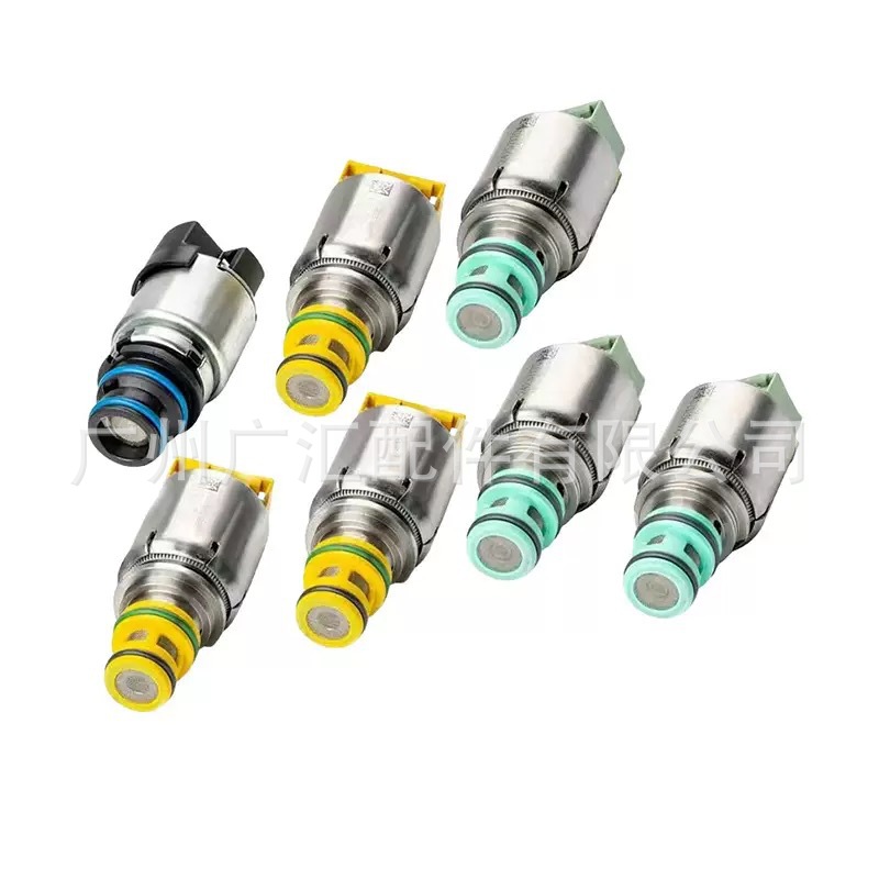 Buick Gm 6t40 Solenoid Valve Color Valve 7-Piece Set Is Suitable for Chevrolet 6At6T306T456T50 Transmission