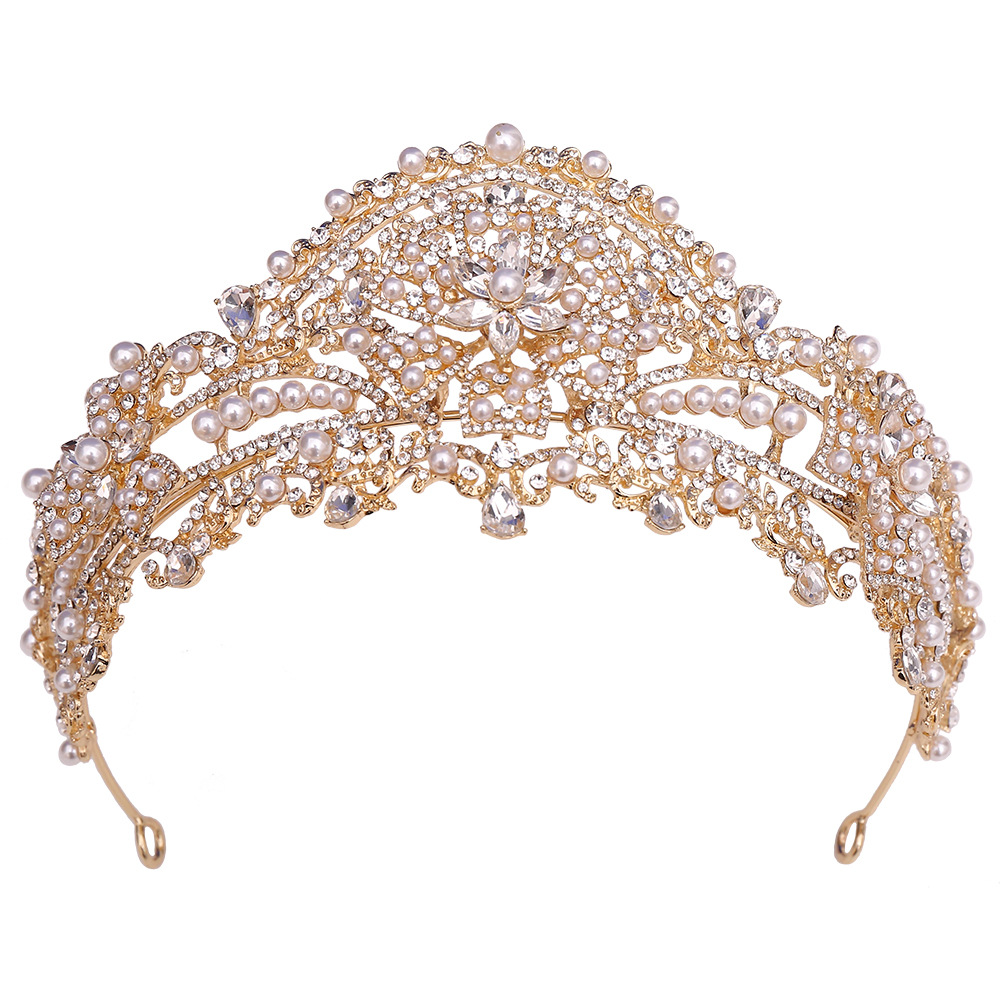 新娘珍珠水晶皇冠