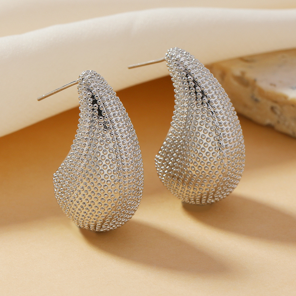 Fashionable design geometric retro elegant earrings drop-shaped