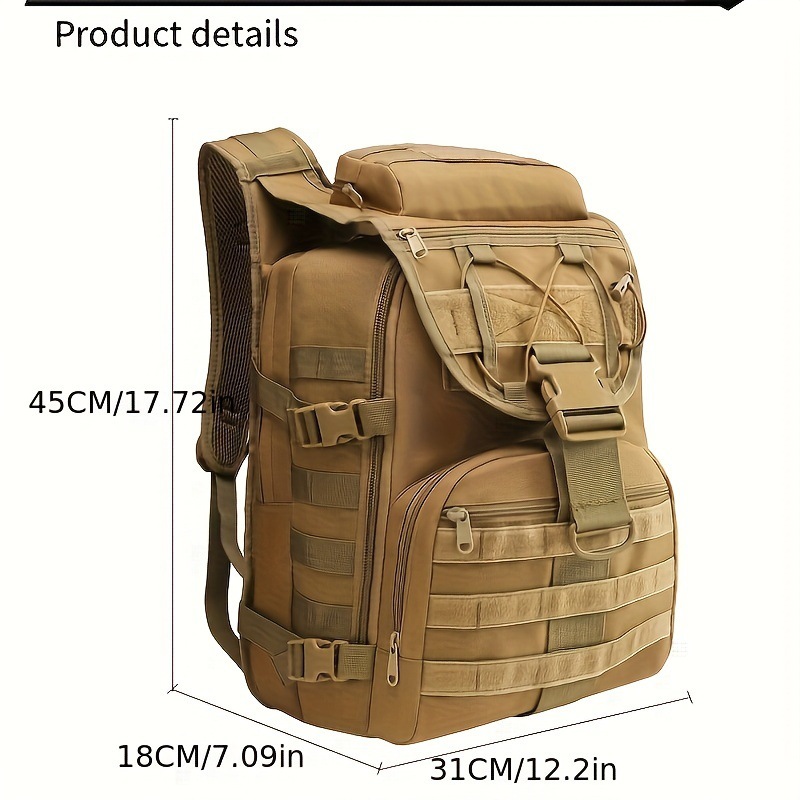 3P Off road High capacity Hiking Backpack for Men's Multi