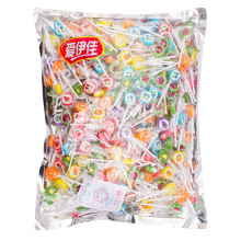 网红水果味切片棒棒糖10g5斤装短棒可爱创意儿童零食硬糖果批发