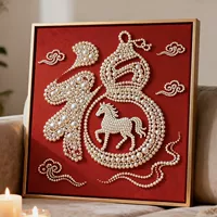 Набор для DIY жемчужной живописи, handmade, креативный высококлассный подарок на свадьбу для девушки, полный комплект материалов, настенное украшение для гостиной
