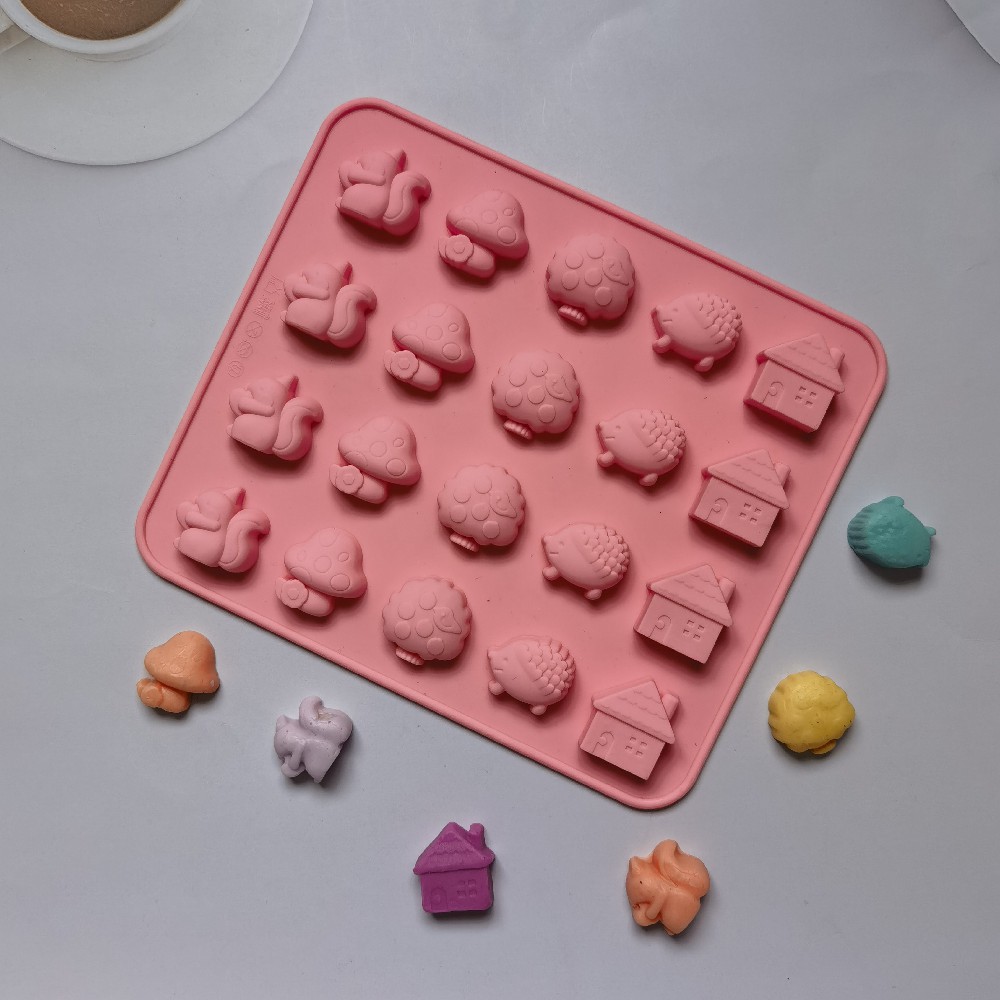 222 molde de silicona para pastel helado pudín molde de postre para jabón y utensilios de cocina